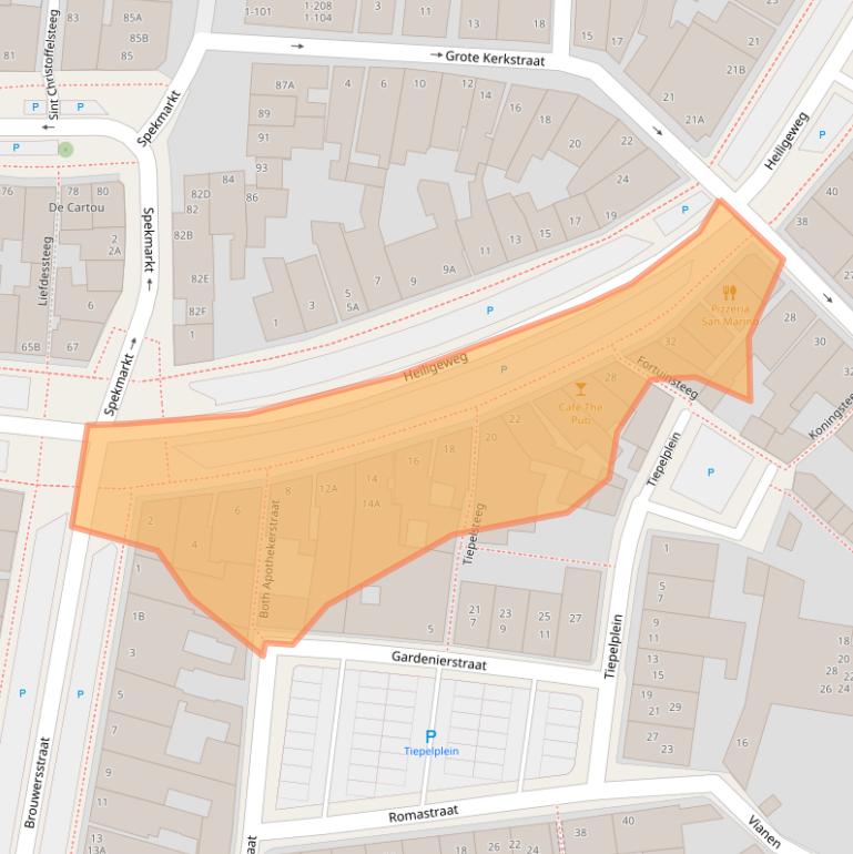 Kaart van postcodegebied 8861EA.