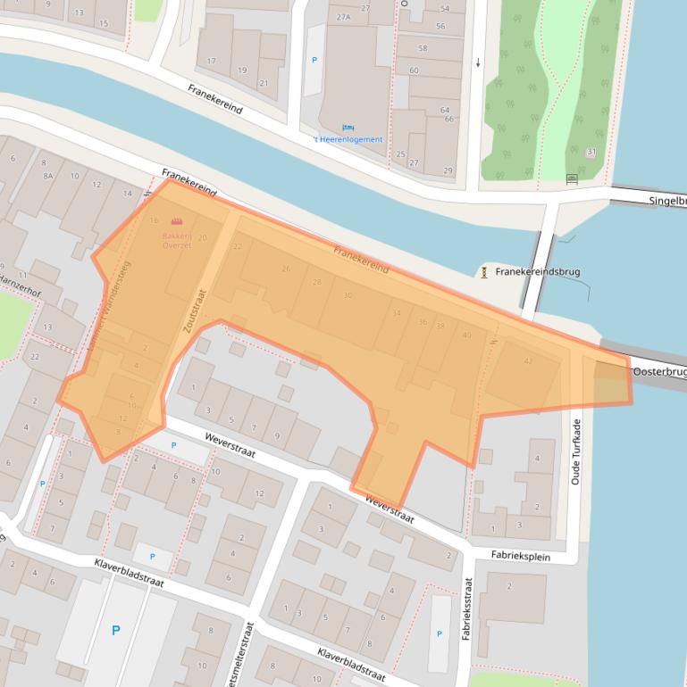 Kaart van postcodegebied 8861ED.