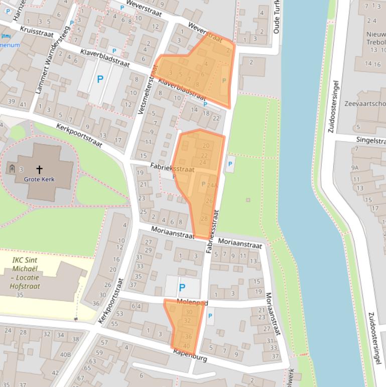 Kaart van postcodegebied 8861EH.