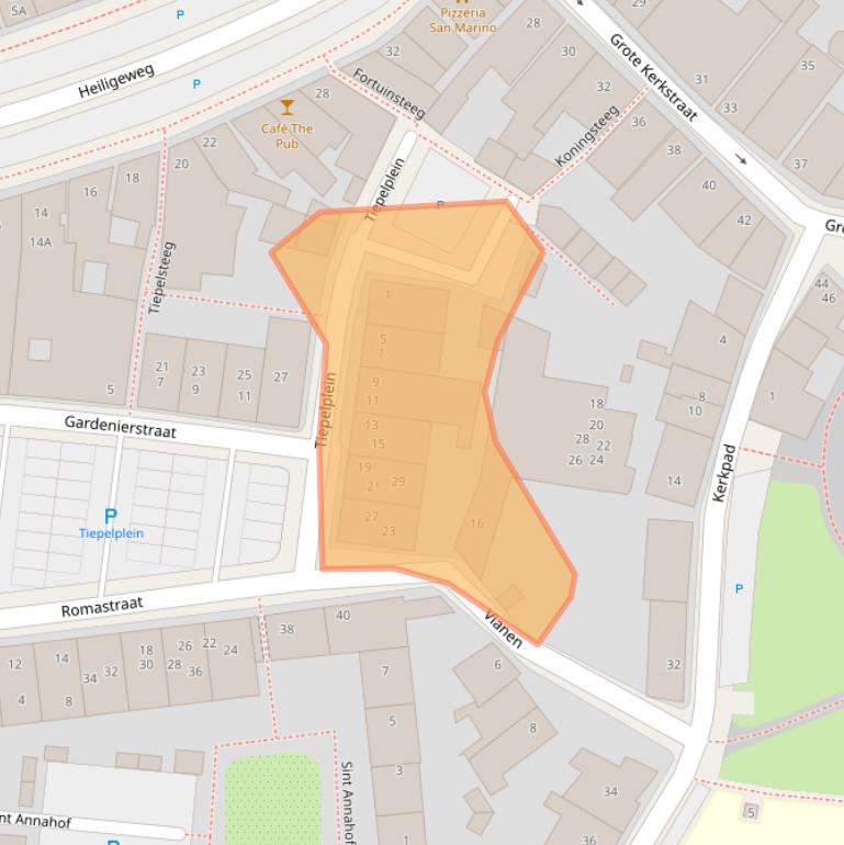 Kaart van postcodegebied 8861ET.