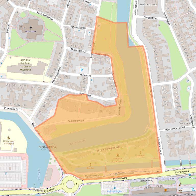 Kaart van postcodegebied 8861EW.