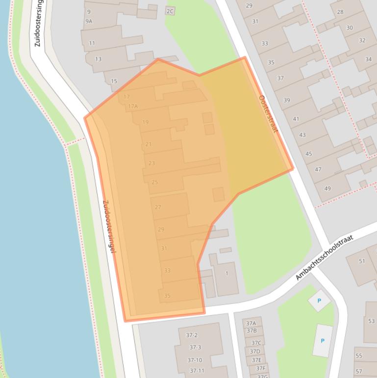 Kaart van postcodegebied 8861GC.