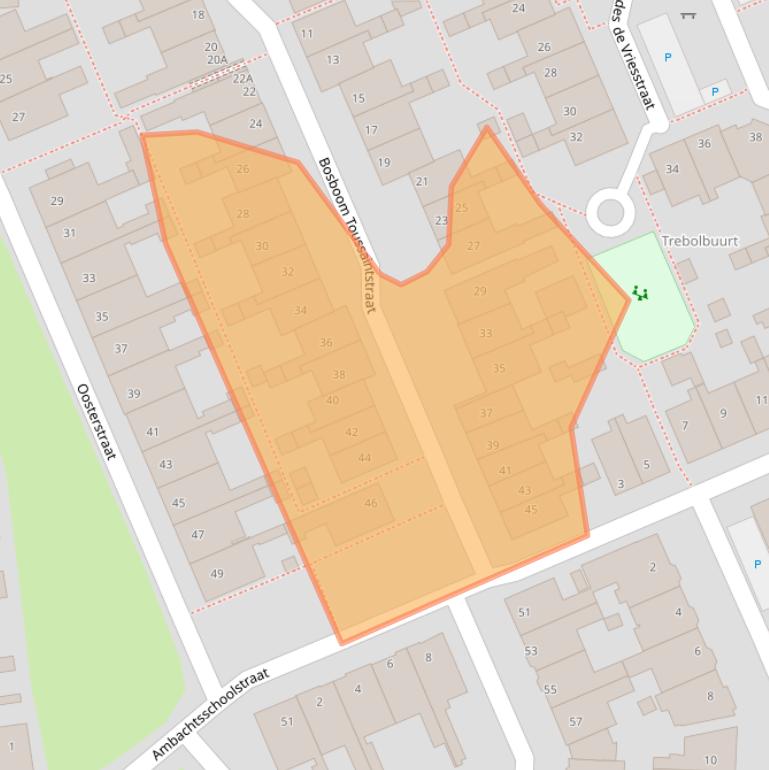 Kaart van postcodegebied 8861GK.