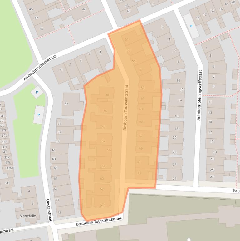 Kaart van postcodegebied 8861GL.