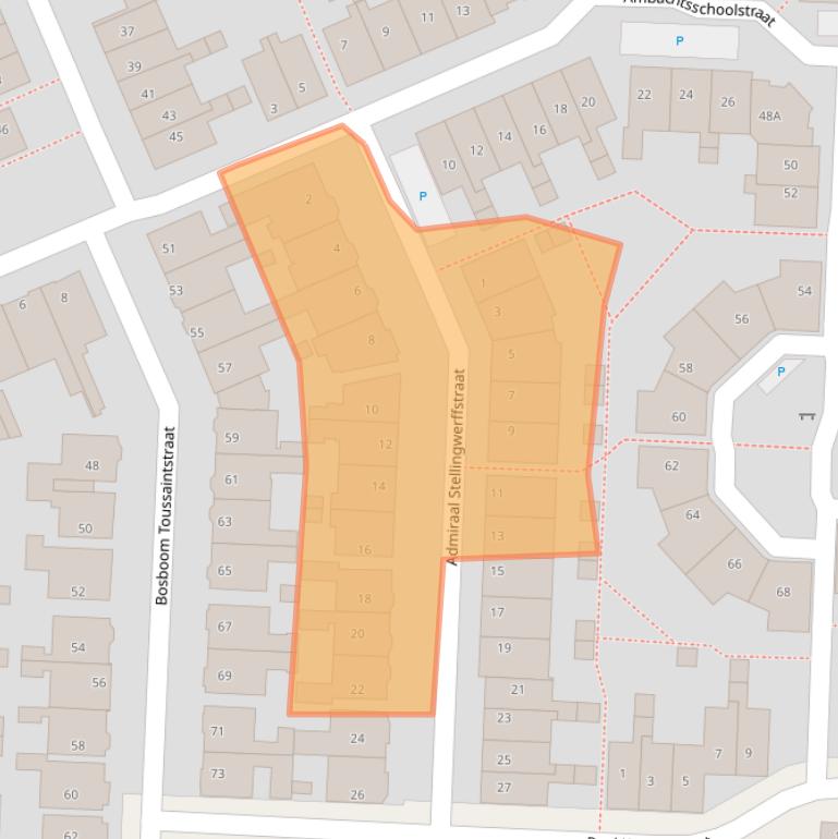 Kaart van postcodegebied 8861GM.