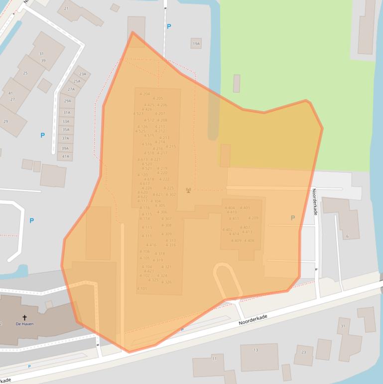 Kaart van postcodegebied 8861HK.