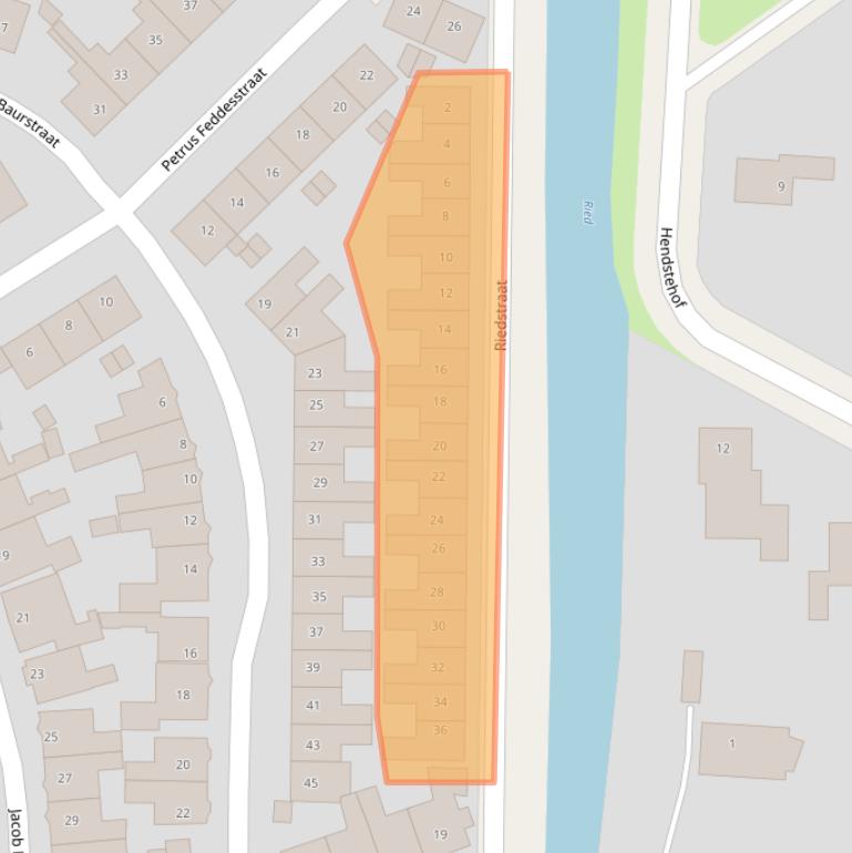 Kaart van postcodegebied 8861JB.