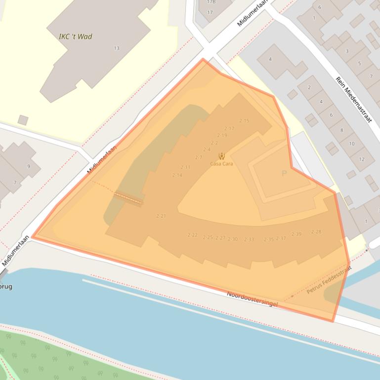 Kaart van postcodegebied 8861JK.