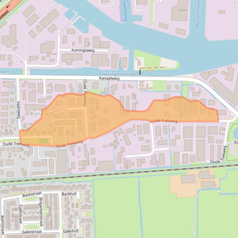 Kaart van postcodegebied 8861KS.