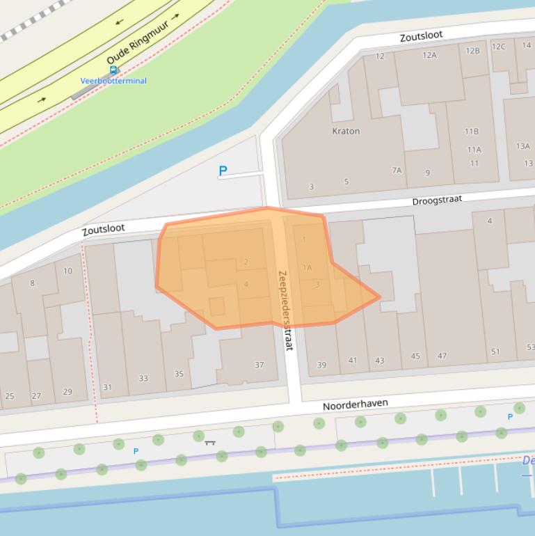 Kaart van postcodegebied 8861SM.