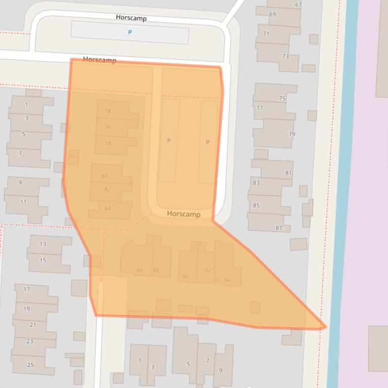 Kaart van postcodegebied 8861TR.