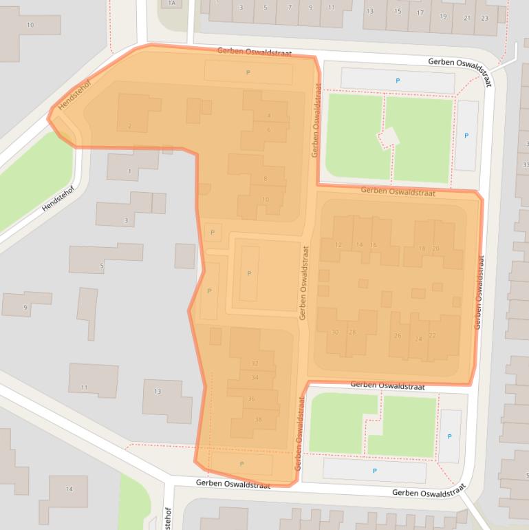 Kaart van postcodegebied 8861TX.