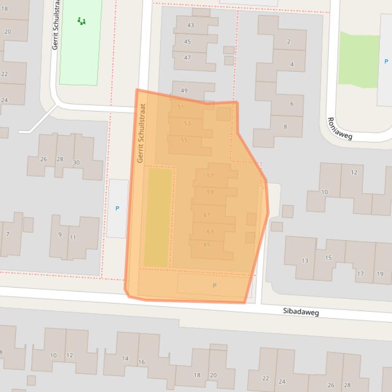 Kaart van postcodegebied 8861VK.