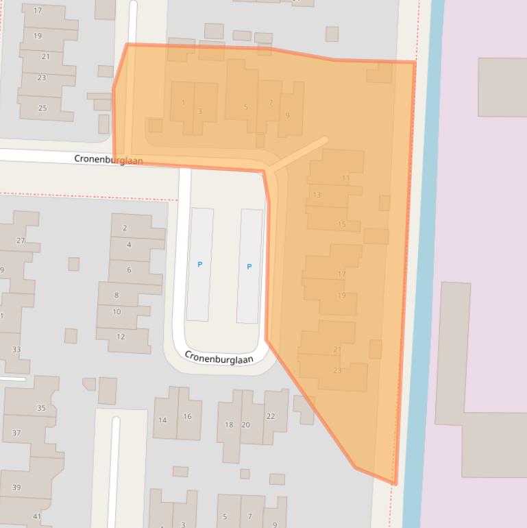 Kaart van postcodegebied 8861VS.
