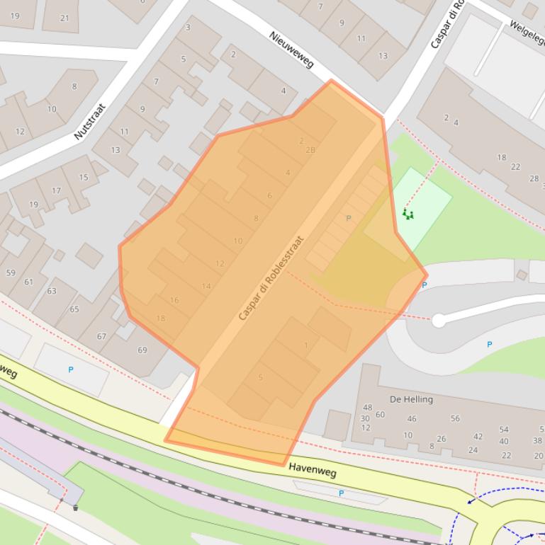 Kaart van postcodegebied 8861XP.