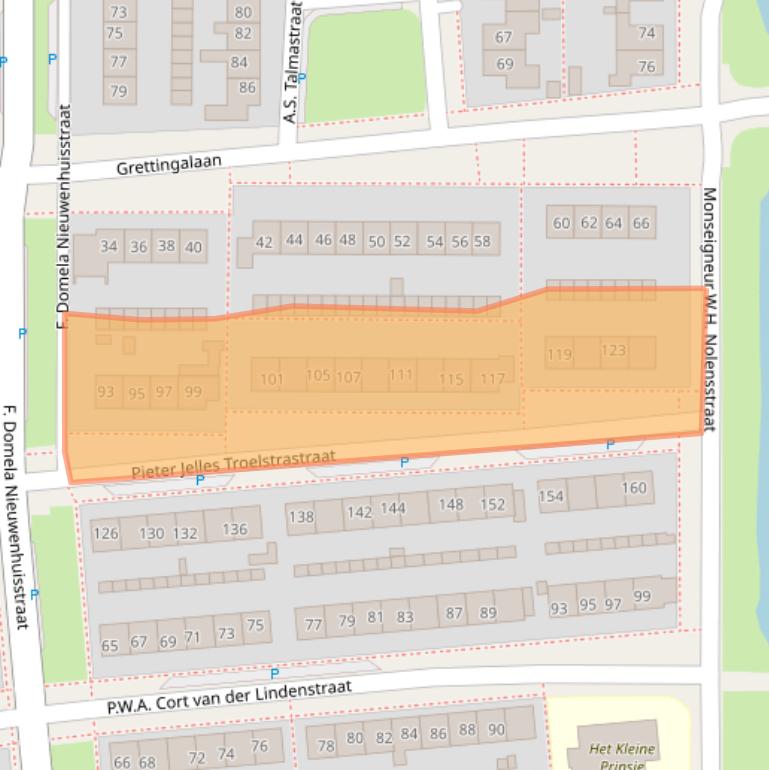 Kaart van postcodegebied 8862AP.