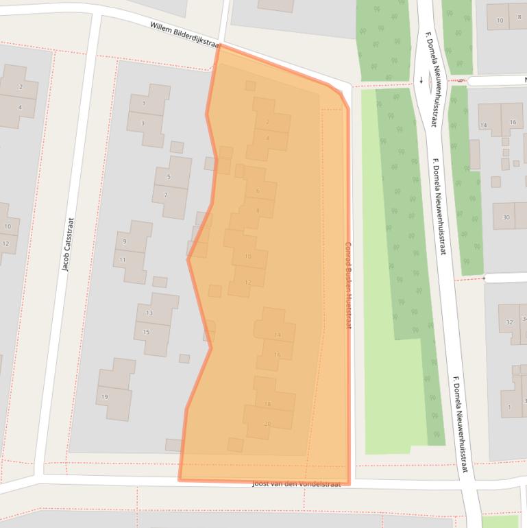 Kaart van postcodegebied 8862BT.