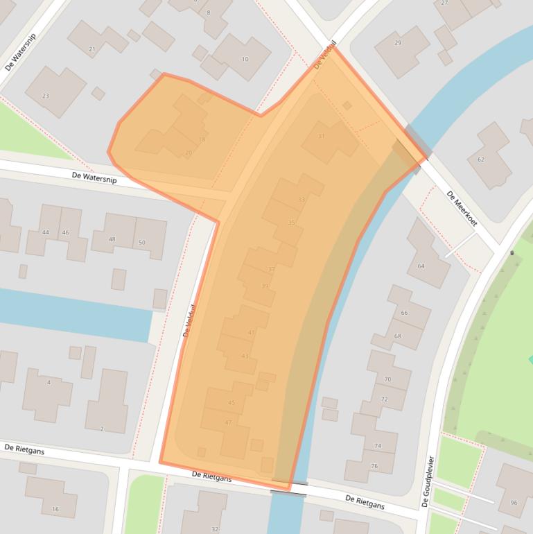 Kaart van postcodegebied 8862LR.