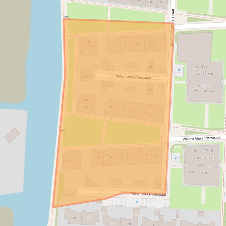 Kaart van postcodegebied 8862MK.