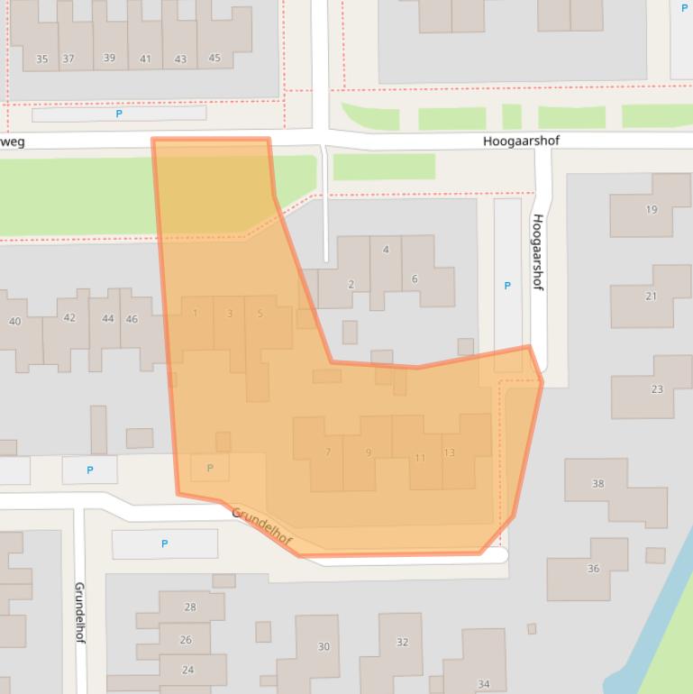 Kaart van postcodegebied 8862PS.