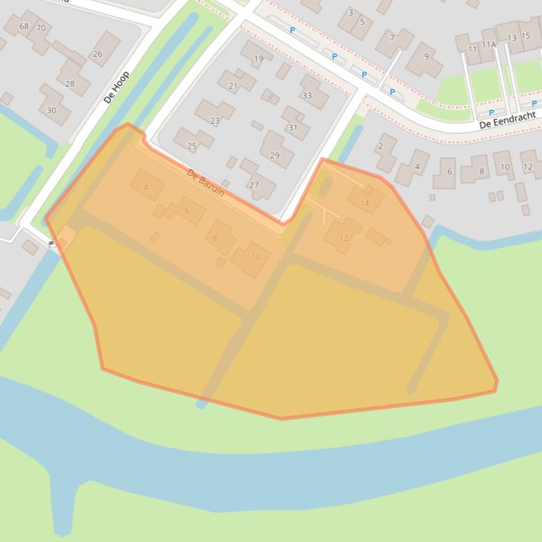 Kaart van postcodegebied 8862RH.