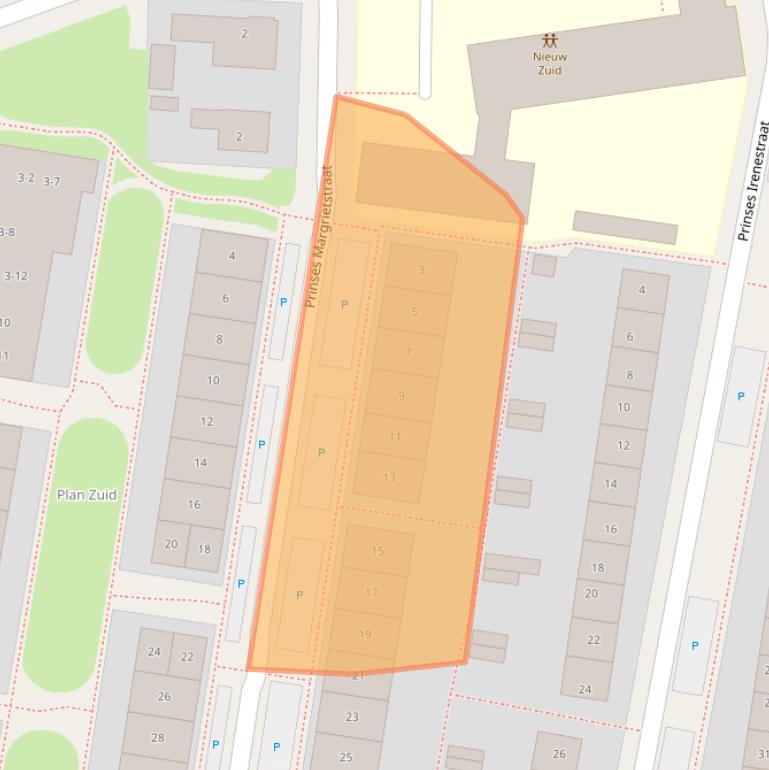 Kaart van postcodegebied 8862TE.