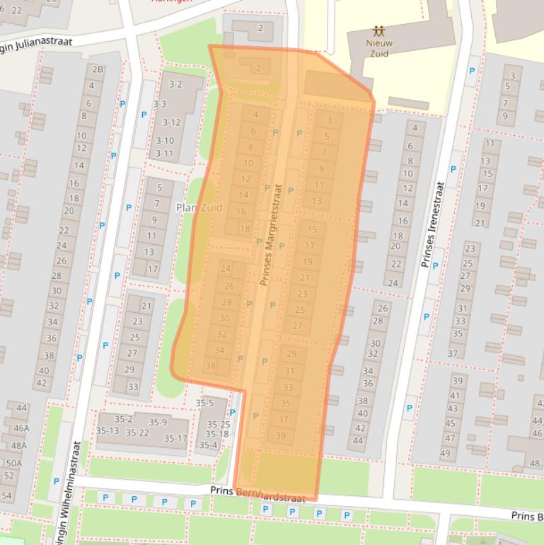 Kaart van postcodegebied 8862TH.