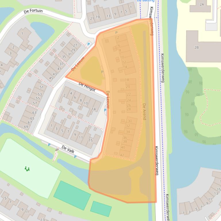 Kaart van postcodegebied 8862TV.