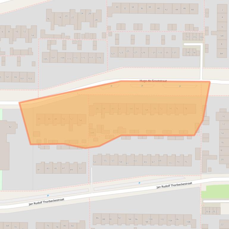 Kaart van postcodegebied 8862VE.