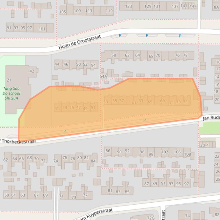 Kaart van postcodegebied 8862VH.