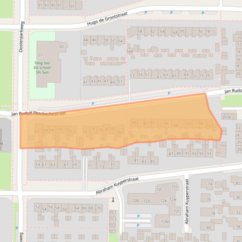 Kaart van postcodegebied 8862VL.