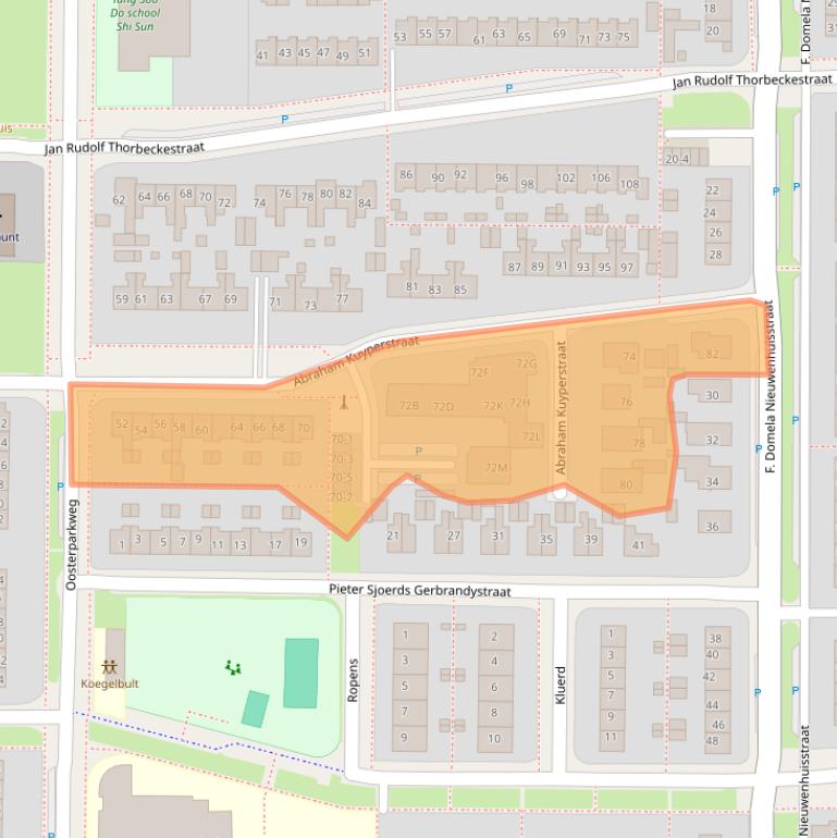 Kaart van postcodegebied 8862VV.