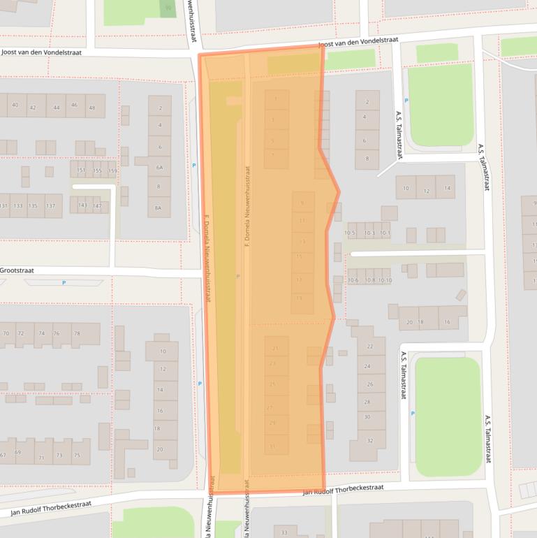 Kaart van postcodegebied 8862WB.