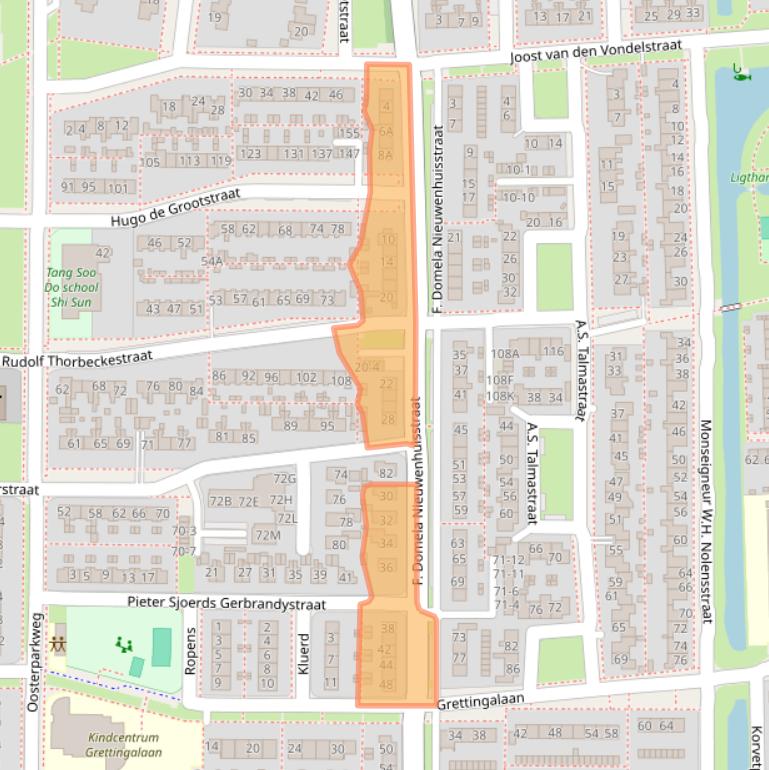 Kaart van postcodegebied 8862WD.