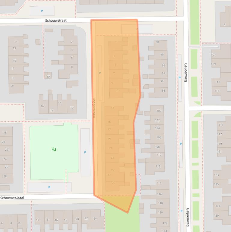 Kaart van postcodegebied 8862ZN.