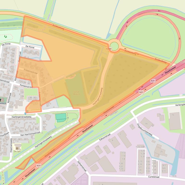 Kaart van postcodegebied 8872NK.