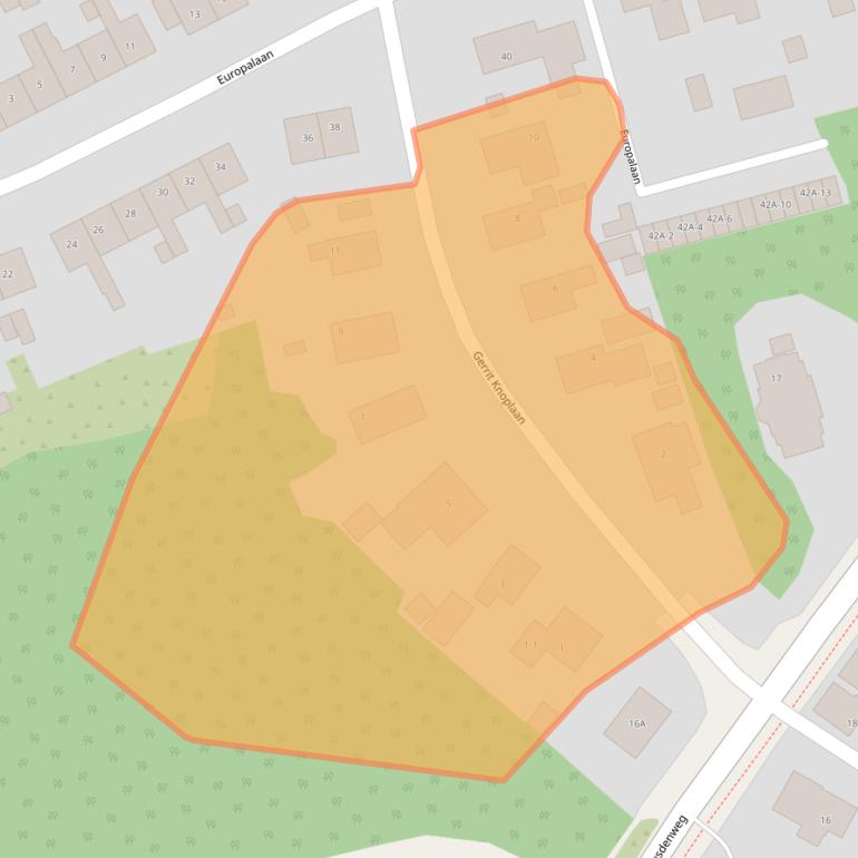 Kaart van postcodegebied 8881EH.