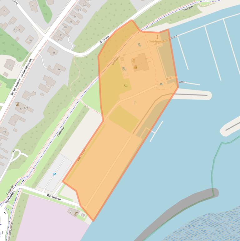 Kaart van postcodegebied 8881GD.