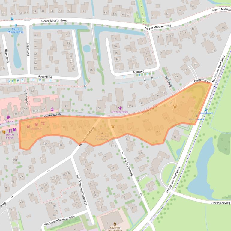 Kaart van postcodegebied 8891GD.
