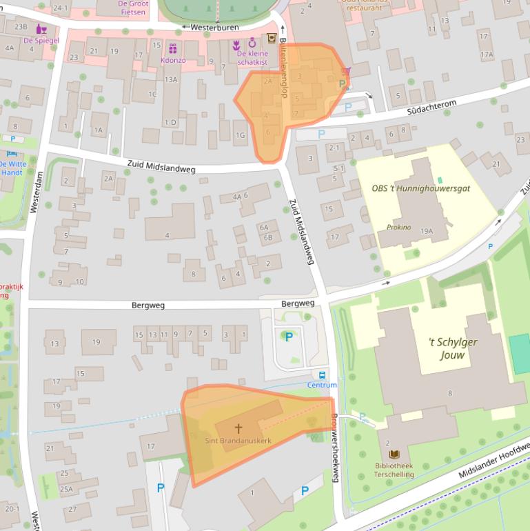 Kaart van postcodegebied 8891GJ.