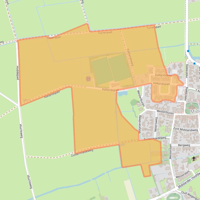 Kaart van postcodegebied 8891GS.