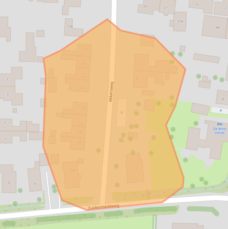 Kaart van postcodegebied 8891GT.