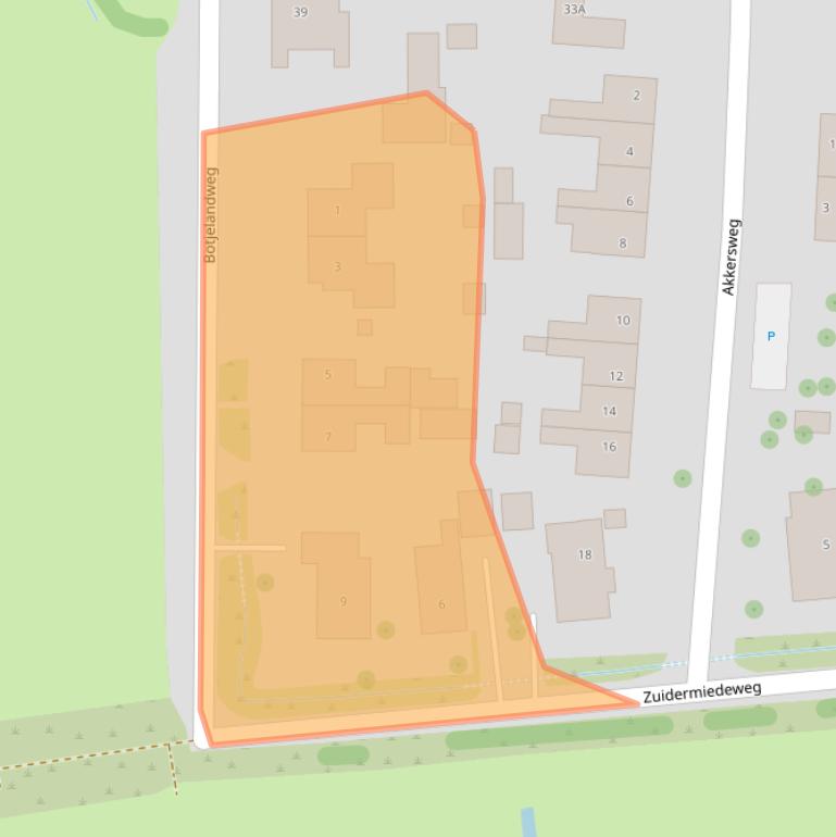 Kaart van postcodegebied 8891GV.