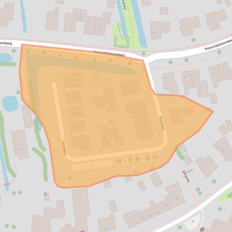 Kaart van postcodegebied 8891JD.