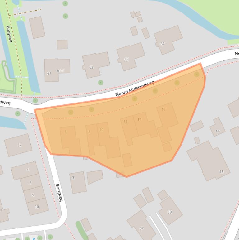 Kaart van postcodegebied 8891JE.