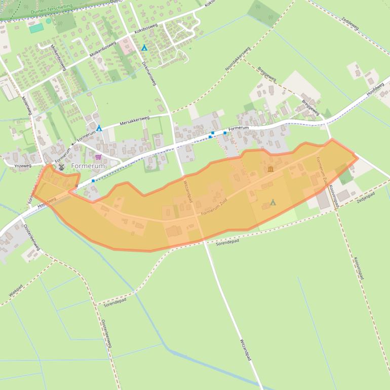 Kaart van postcodegebied 8894KH.