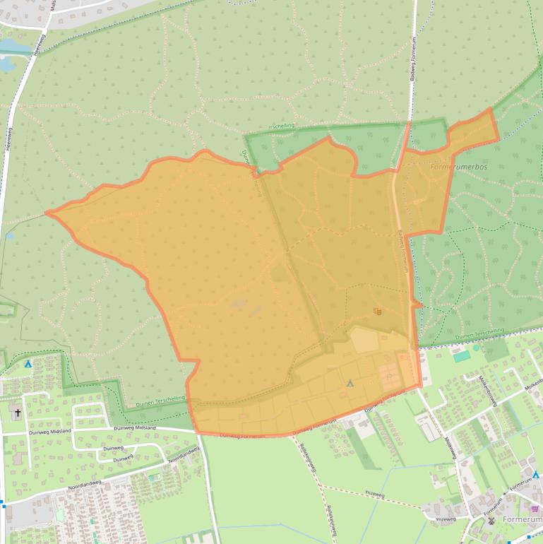 Kaart van postcodegebied 8894KS.
