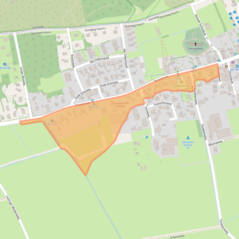 Kaart van postcodegebied 8896JE.