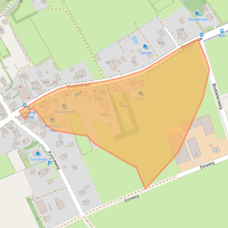 Kaart van postcodegebied 8896JH.