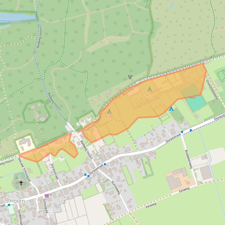 Kaart van postcodegebied 8896KB.